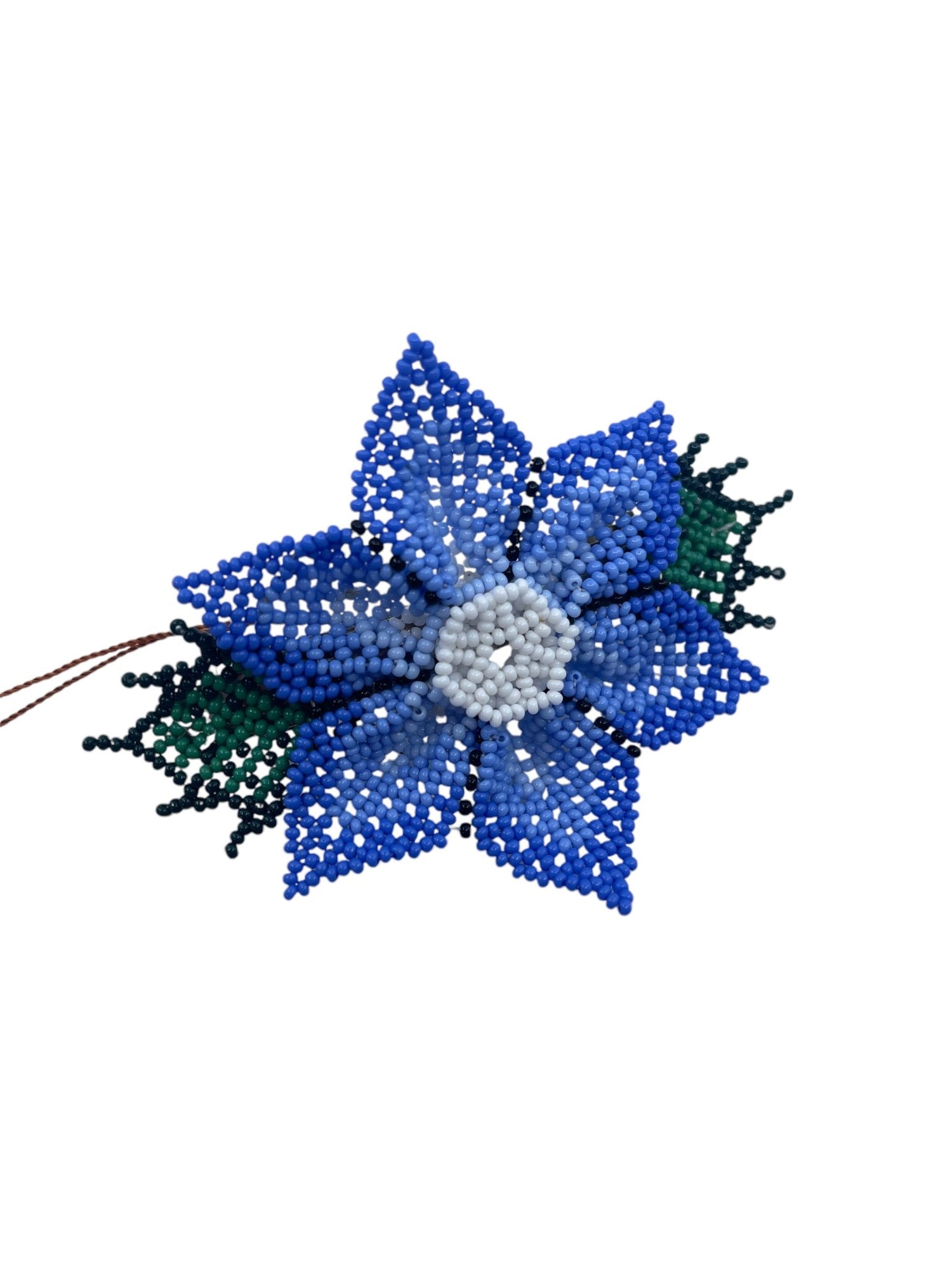Broche perles Florazulg02