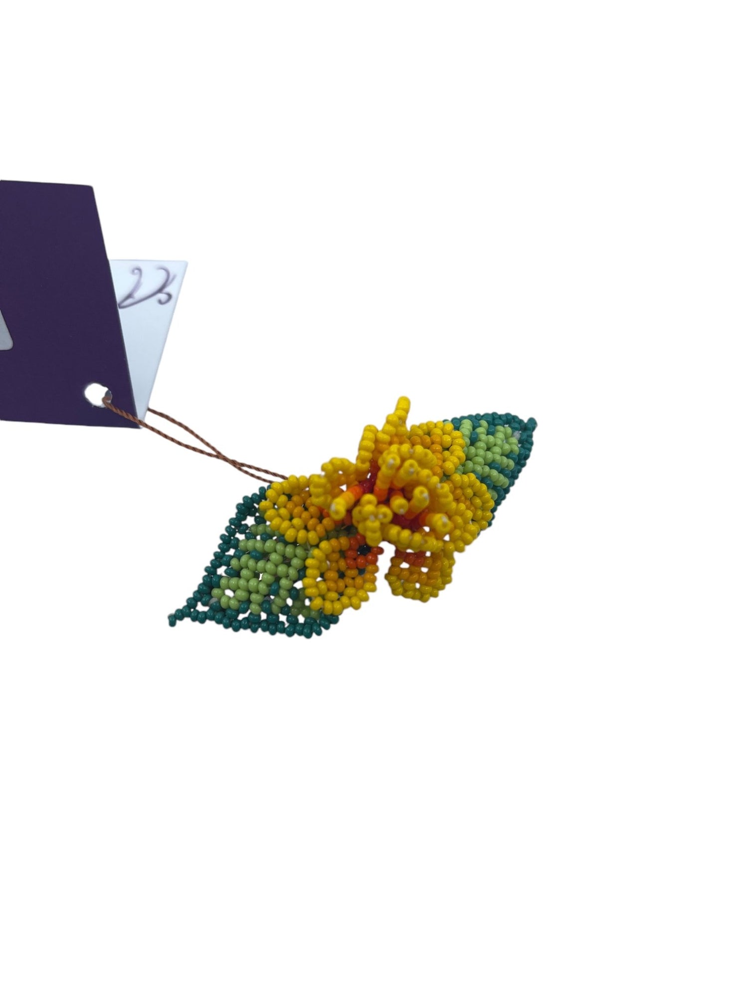 Broche perles Floramach11