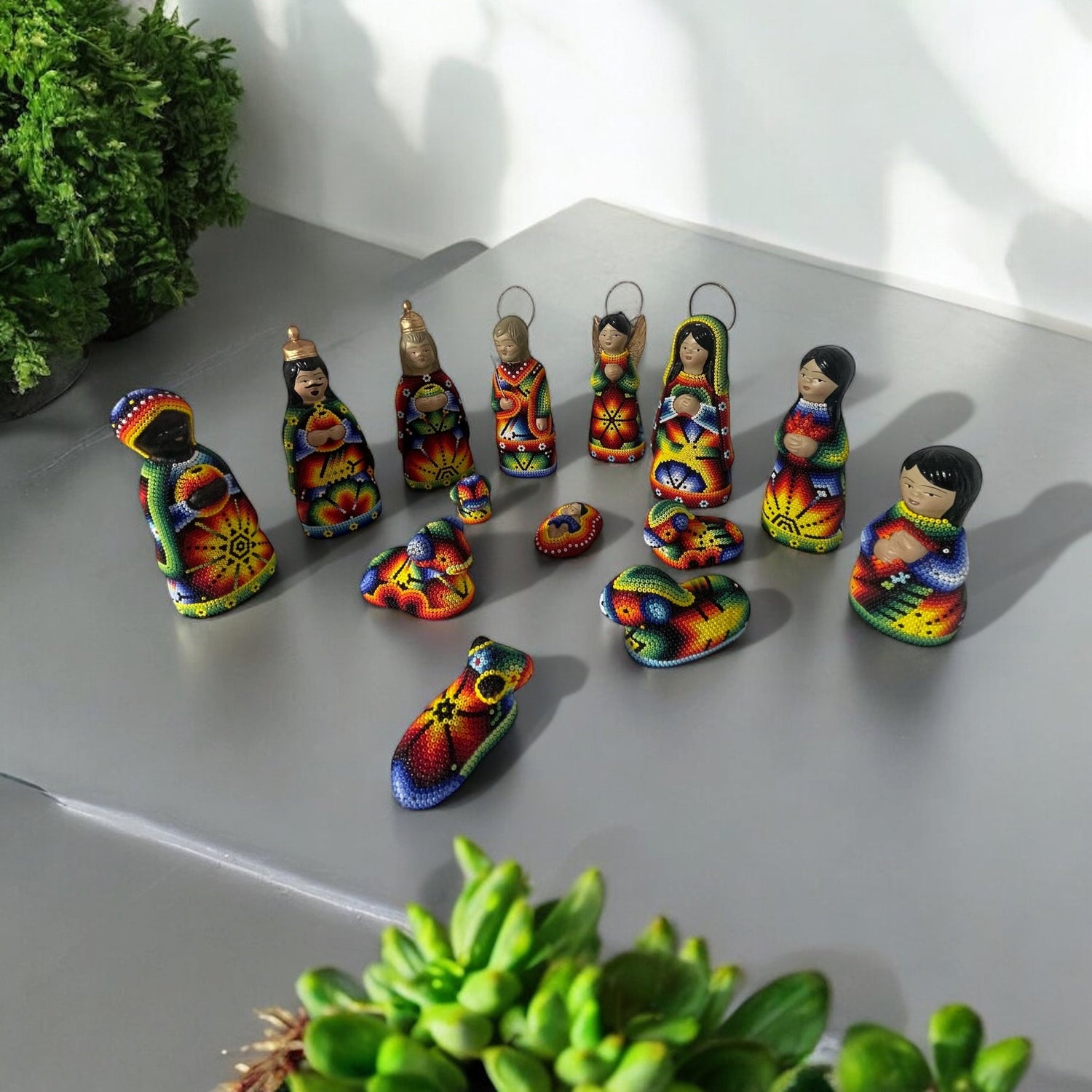 Nacimiento de navidad Grande Colores S