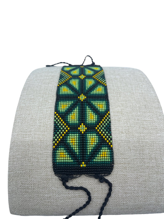 PC01Bracelet de perles vertes fortes