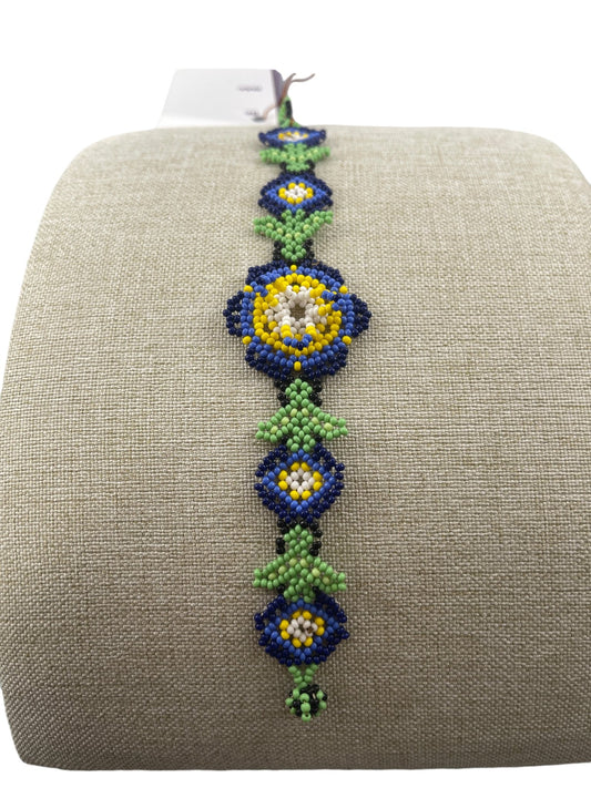 Bracelet de perles PC04florazulfuerte