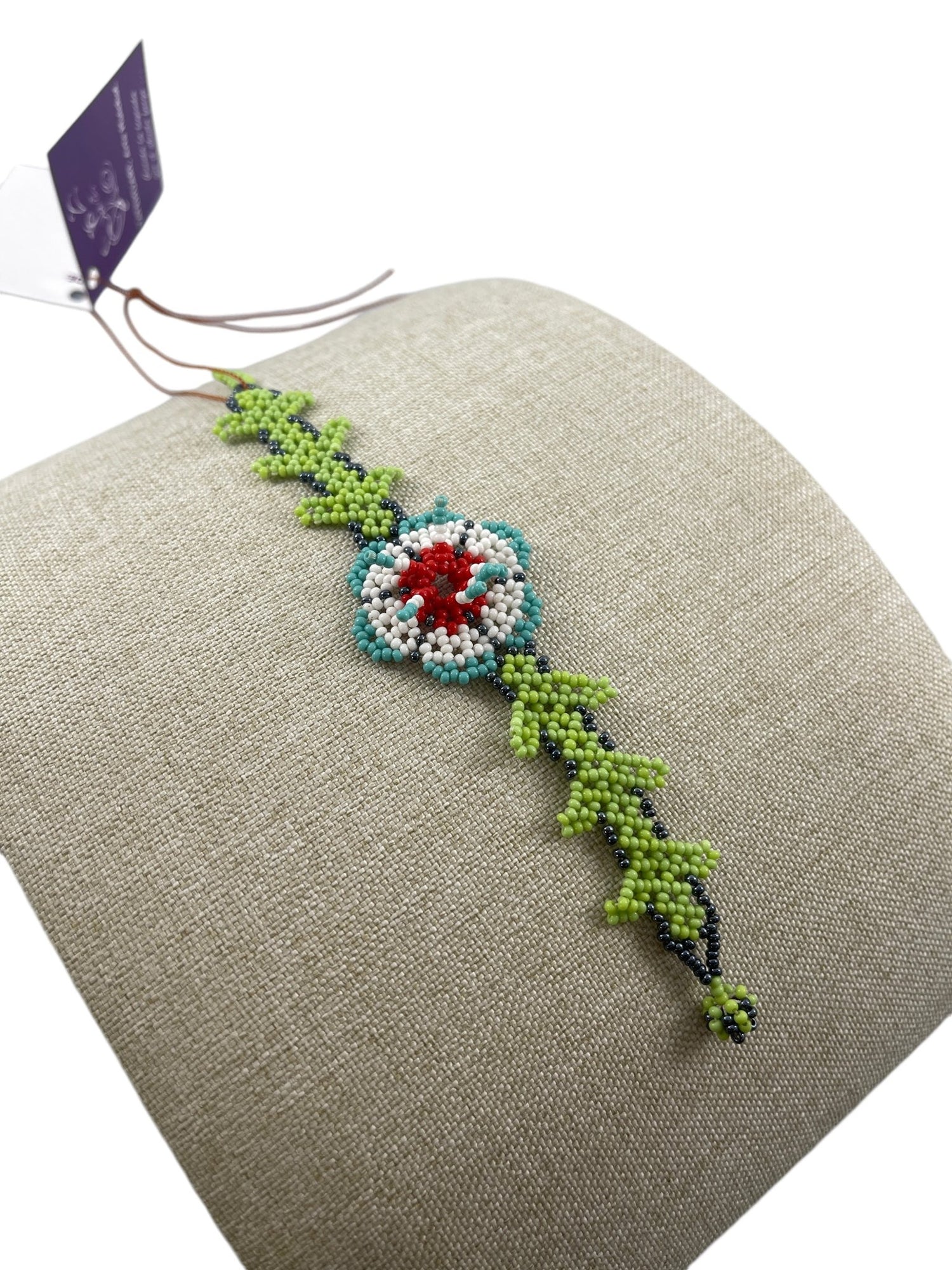 Bracelet de perles PC04florazulbajito