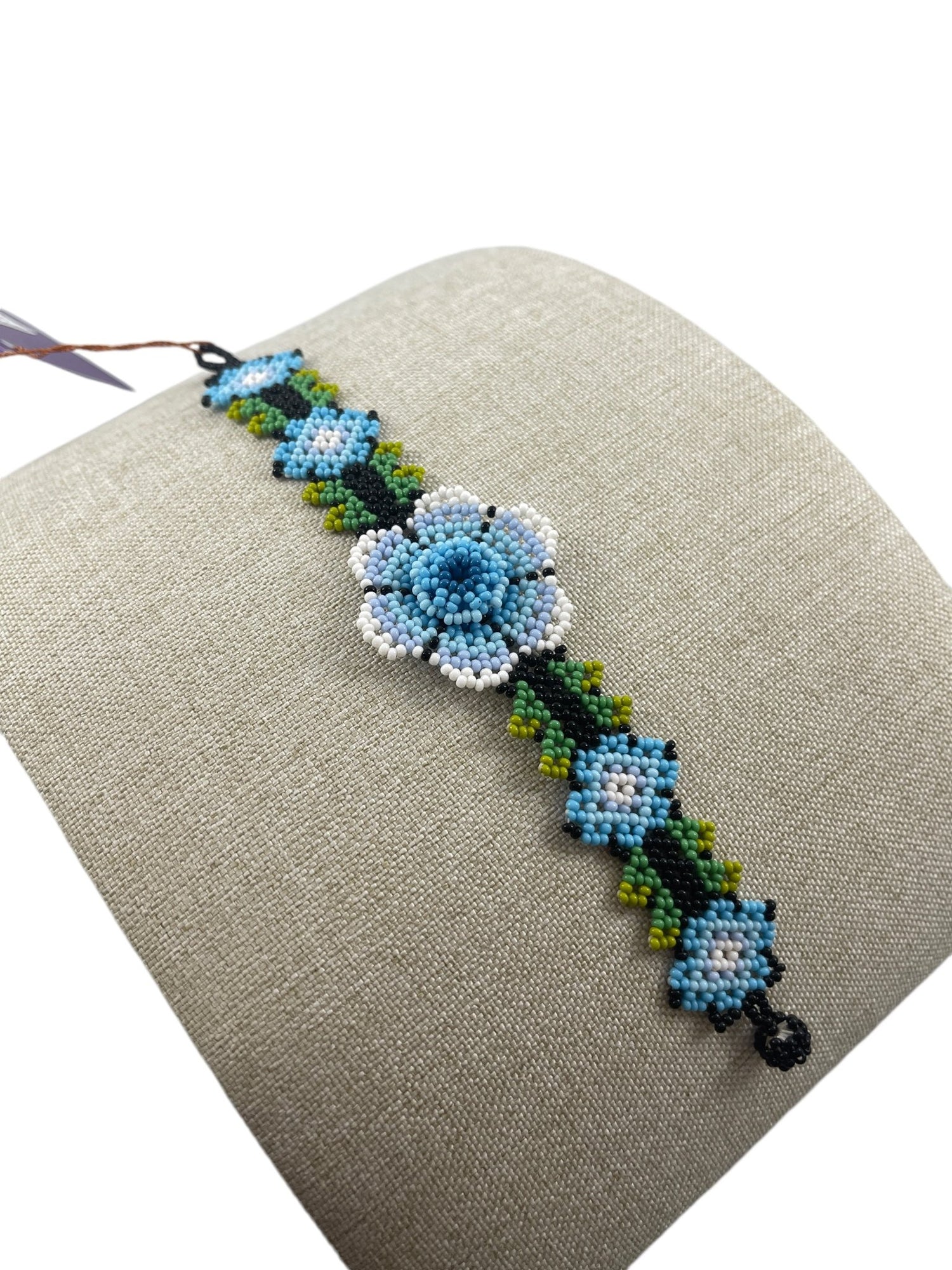 Bracelet de perles PC05florazulbajito