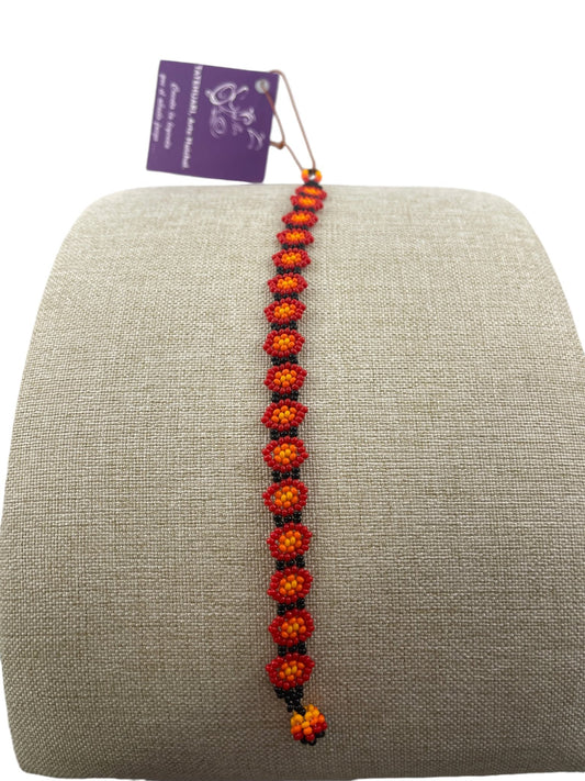 PC06Bracelet de perles rouges