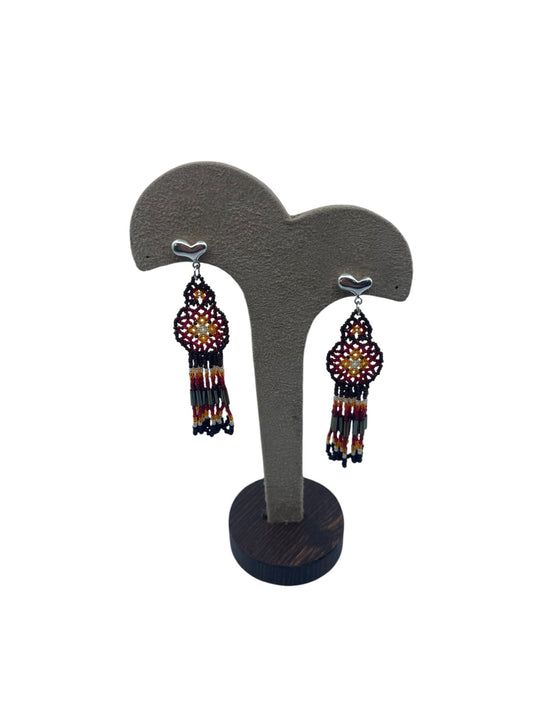 Achfina05 beaded earrings