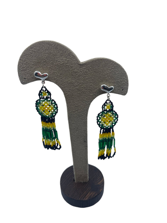 Achfina02 beaded earrings