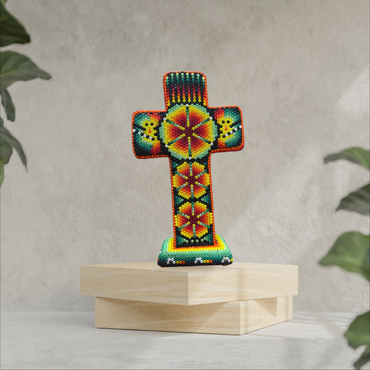 Croix de perles moyennes CRZCHM01