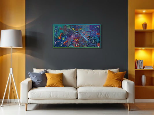 Tableau ou Tableau de Fil 60 X 120 cms