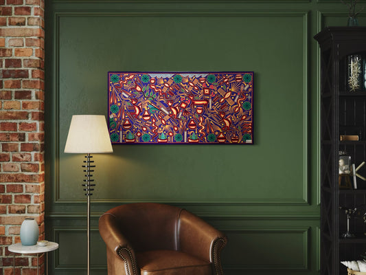 Tableau ou Tableau de Fil 60 X 120 cms