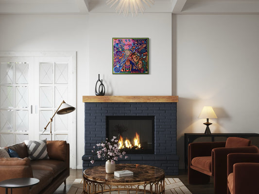 Photo ou Tableau de Fil 80 X 80 cms