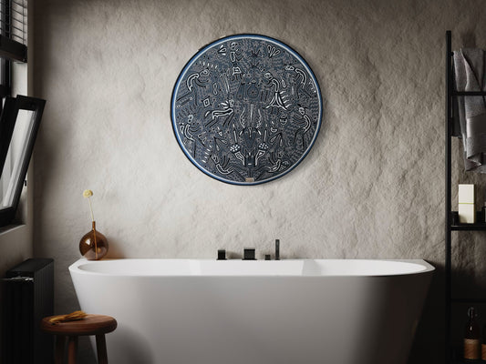 Photo ou Tableau de Fil 80 X 80 cms