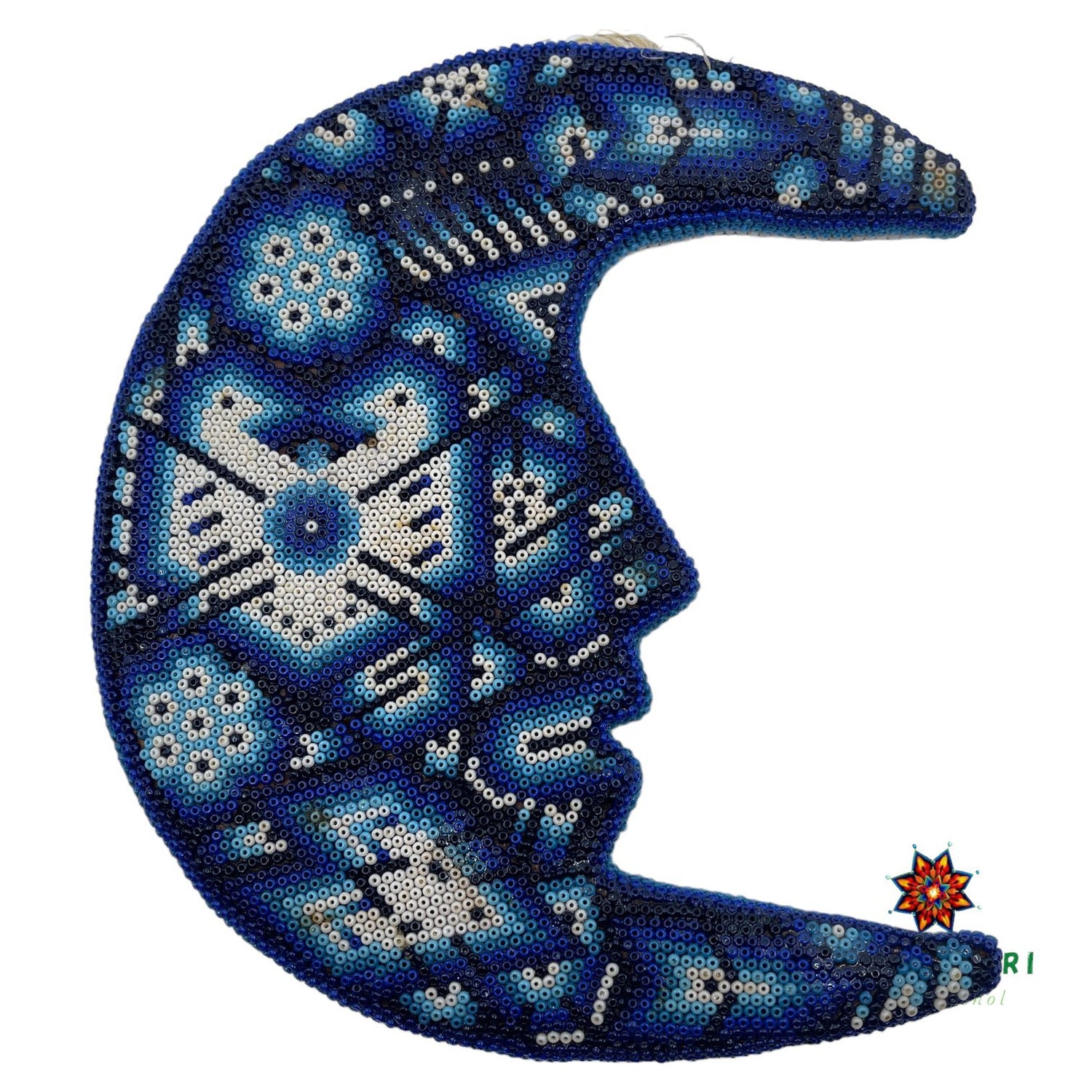 Moon - Huichol Art