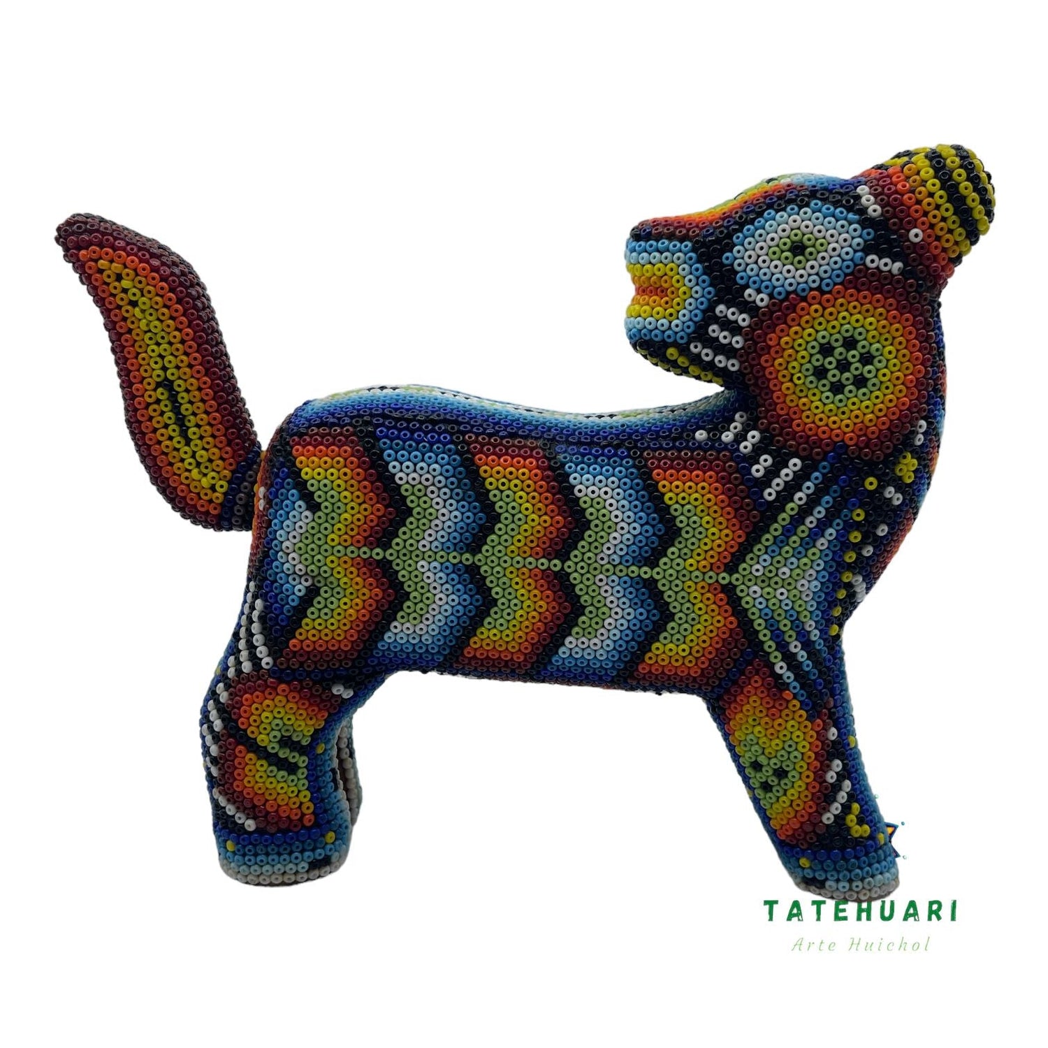 Dog - Huichol Art