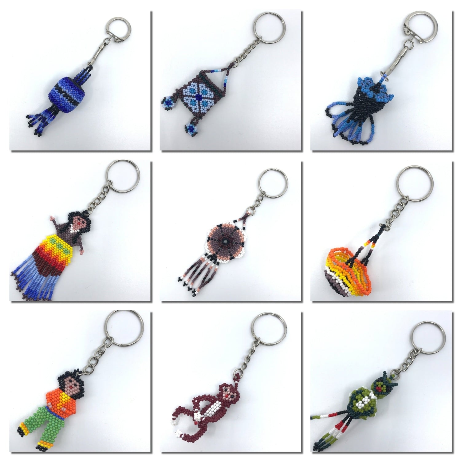 Porte-clés en perles