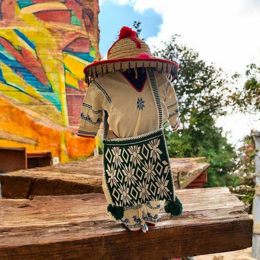 Sac à dos brodé au point de croix MORRHUIMED05