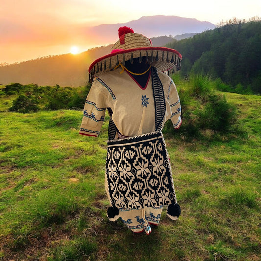 Sac à dos brodé au point de croix MORRHUIMED05