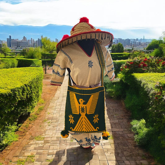 Sac à dos brodé au point de croix MORRHUIMED05