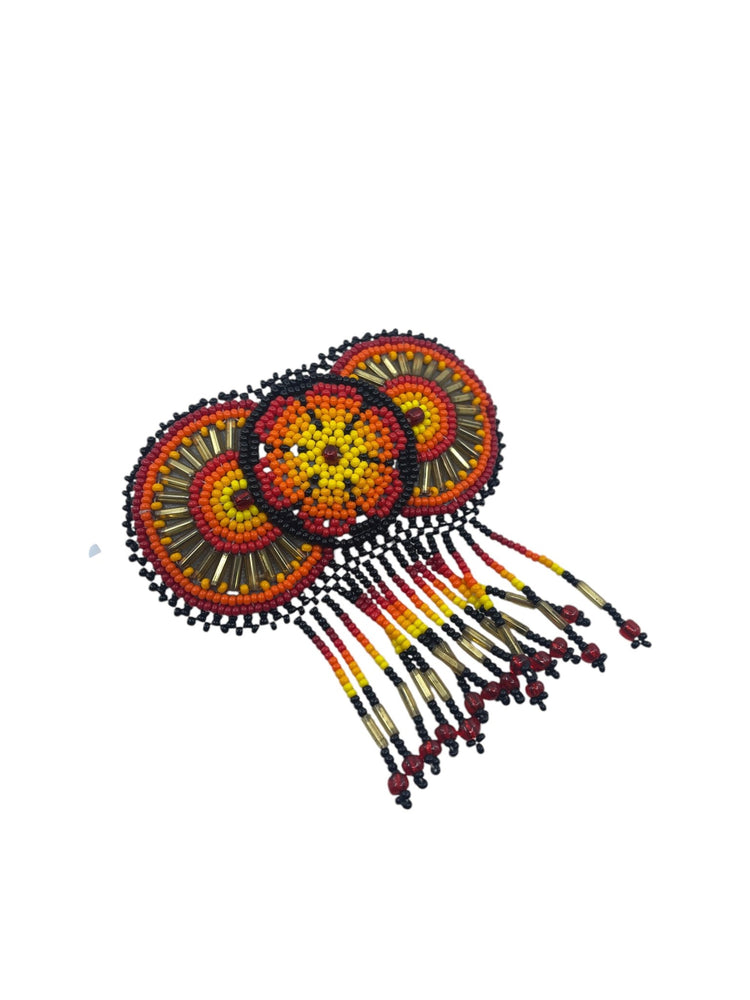 Beaded brooches