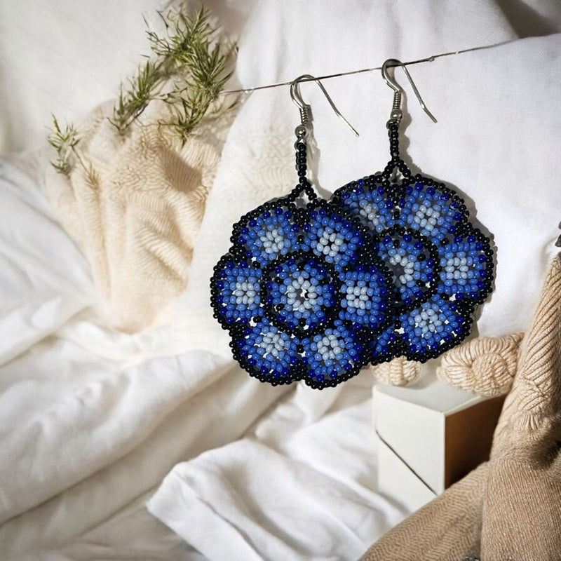 Collar Peyote Azul