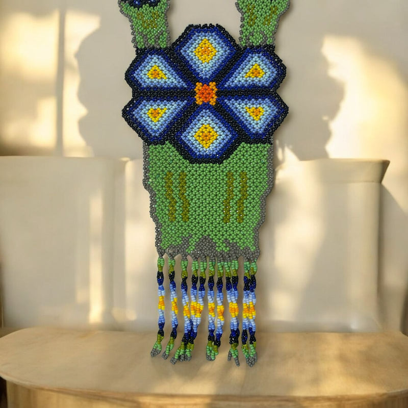 Collar Peyote Azul