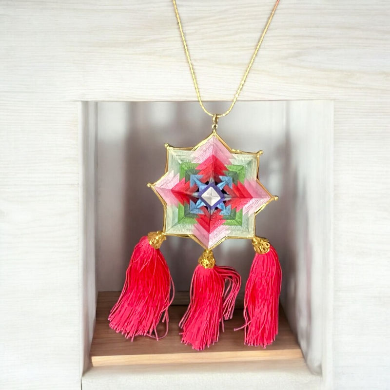 Collar Mandala Rosa