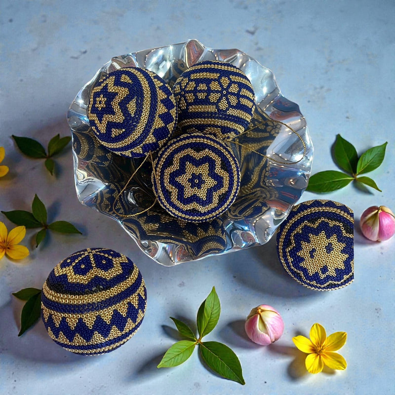 Spheres - Huichol Art