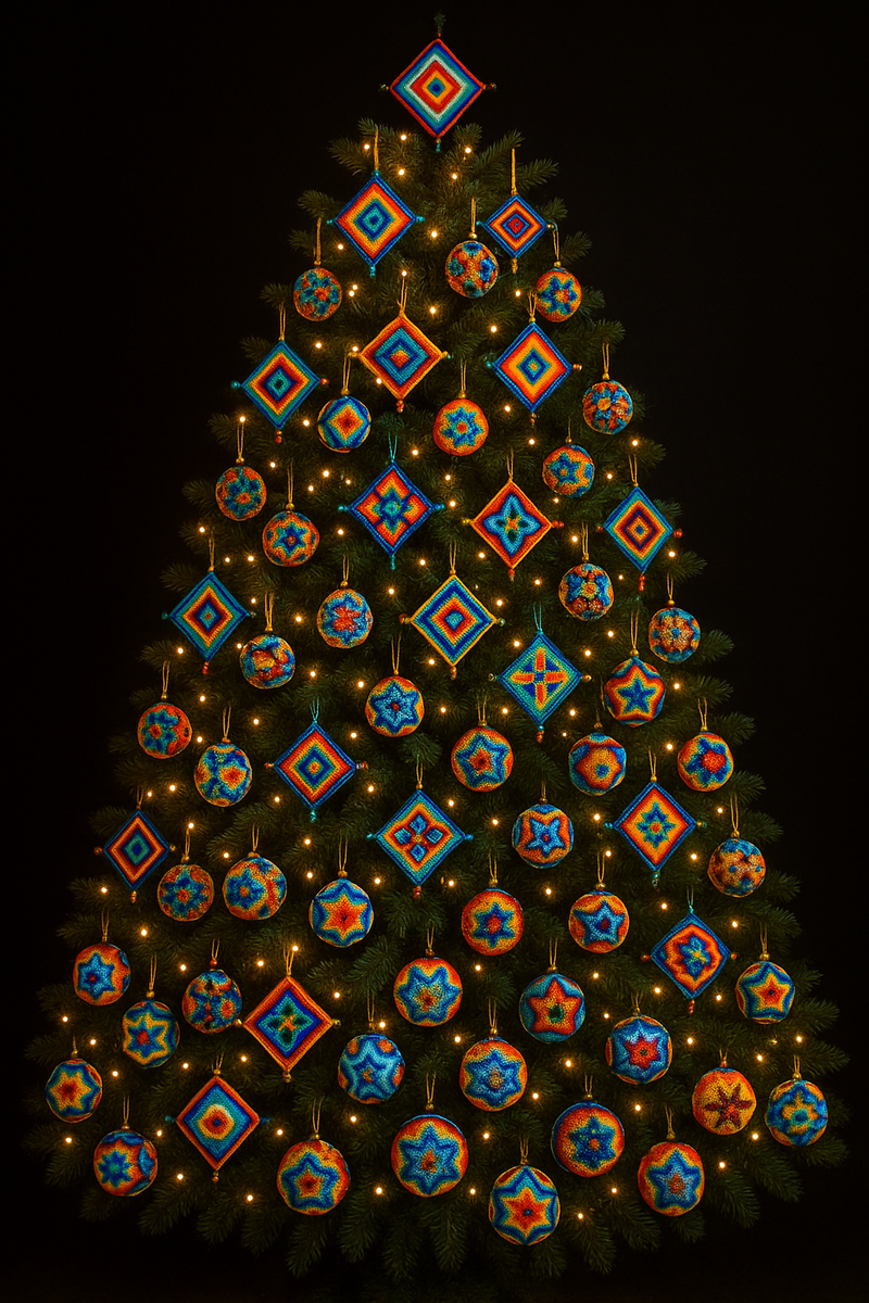 Sphères - Art Huichol