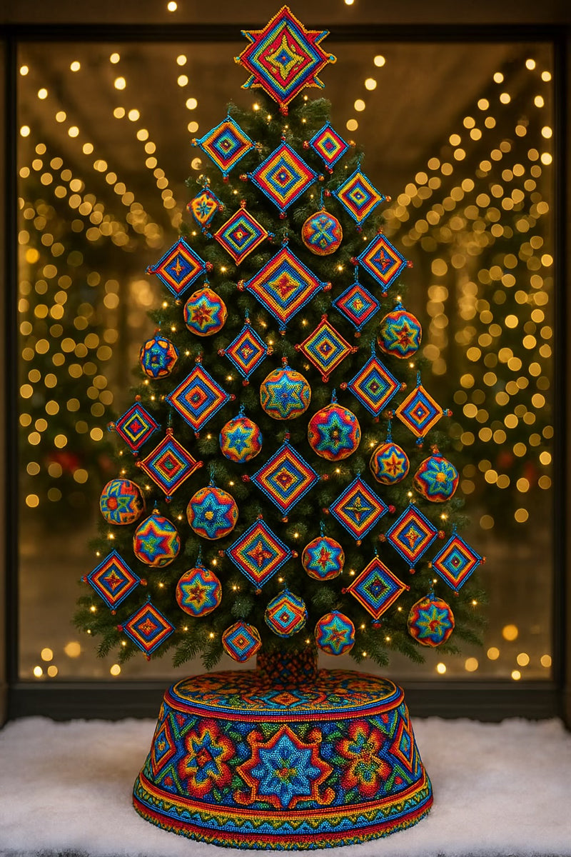 Sphères - Art Huichol