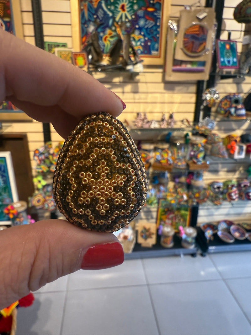 Mini Oeufs Chaquira - Art Huichol