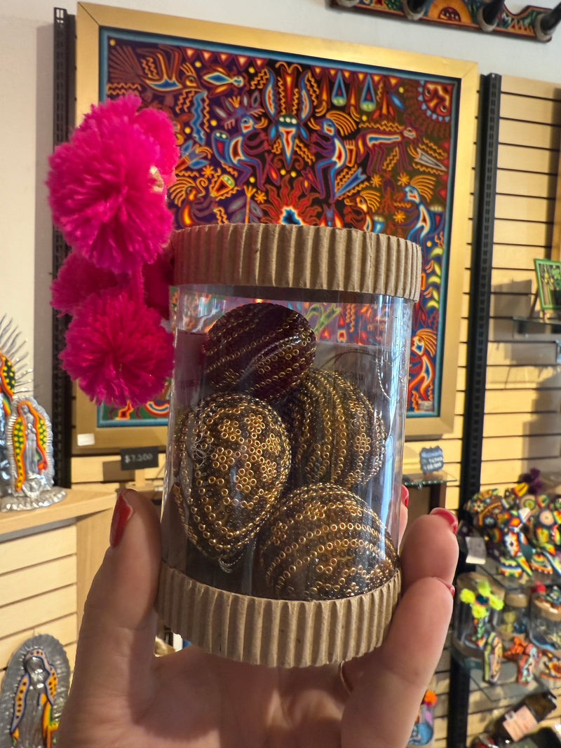 Mini Oeufs Chaquira - Art Huichol