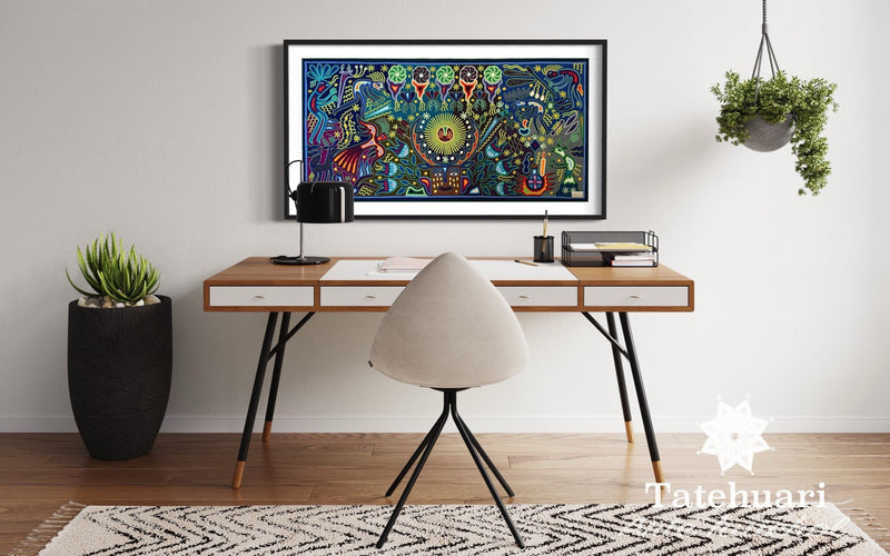 Cuadro o Tabla de Estambre 60 X 120 cms