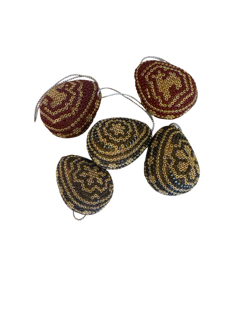 Mini Oeufs Chaquira - Art Huichol