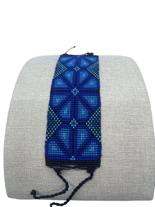 Bracelet Chaquira PC01azulfuerte