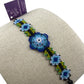 Bracelet de perles PC05florazulfuerte