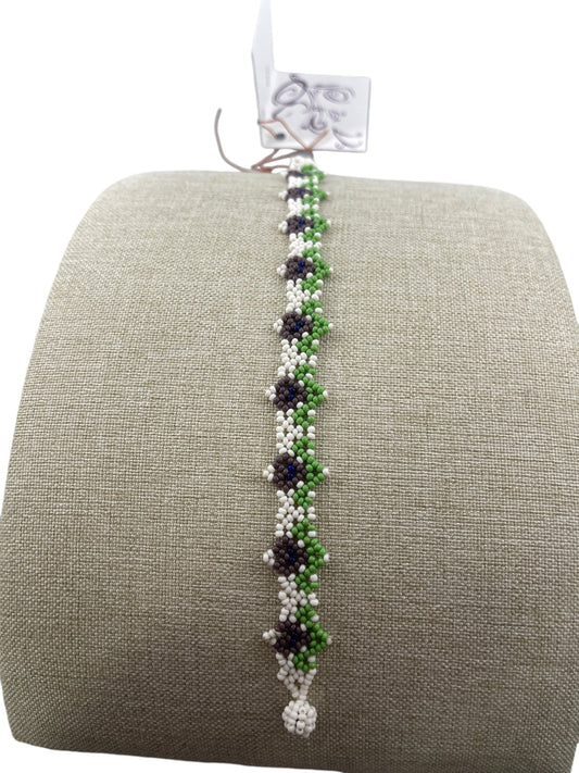 PC06Bracelet de perles blanches