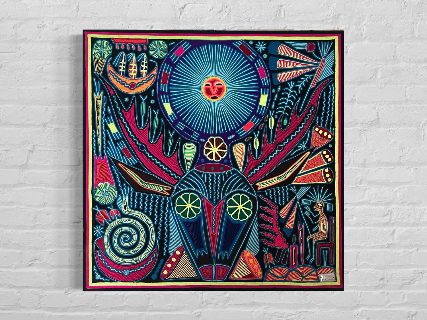 Picture or PAINTING YARN 80 X 80 CMS cms