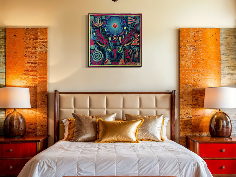 Photo ou Tableau de Fil 80 X 80 cms