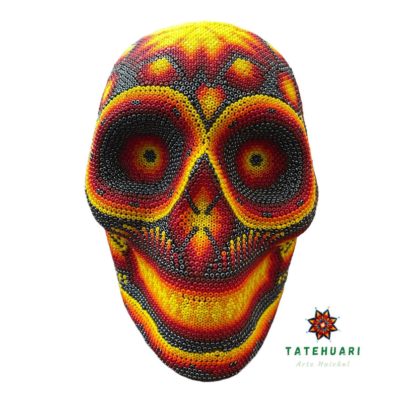Crâne de Chaquira - Art Huichol