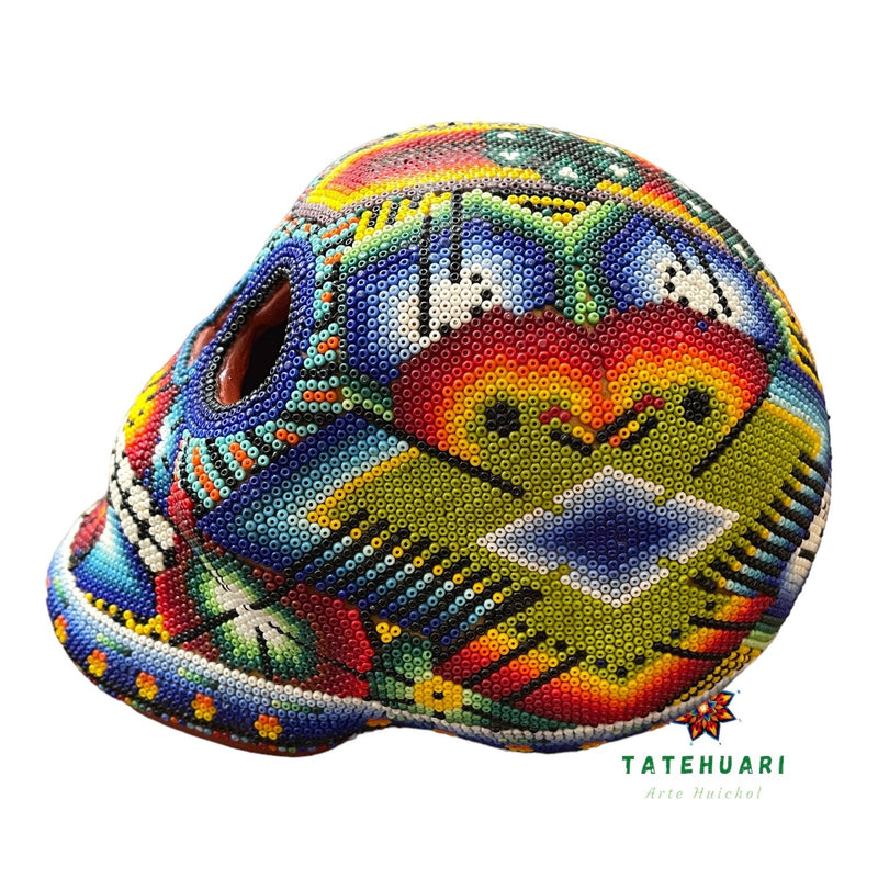 Chaquira Skull - Huichol Art
