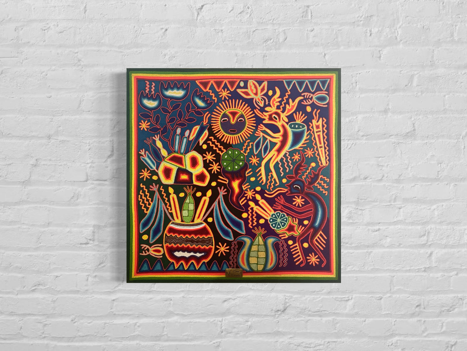 Picture or PAINTING YARN 60 X 60 CMS cms