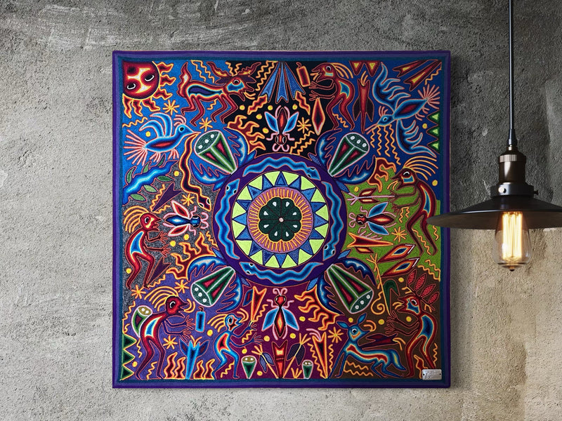 Photo ou Tableau de Fil 80 X 80 cms