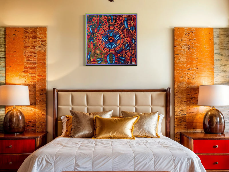 Photo ou Tableau de Fil 80 X 80 cms