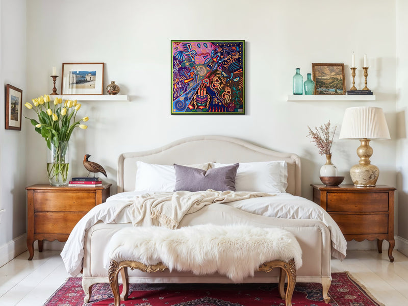 Photo ou Tableau de Fil 80 X 80 cms