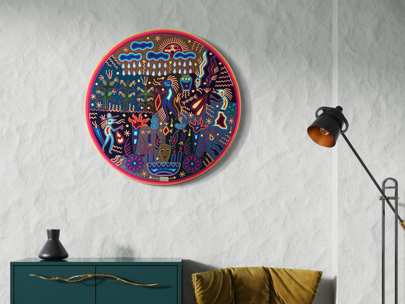 Photo ou Tableau de Fil 80 X 80 cms