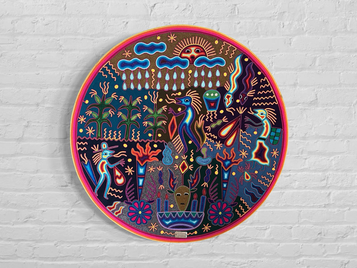 Picture or PAINTING YARN 80 X 80 CMS cms