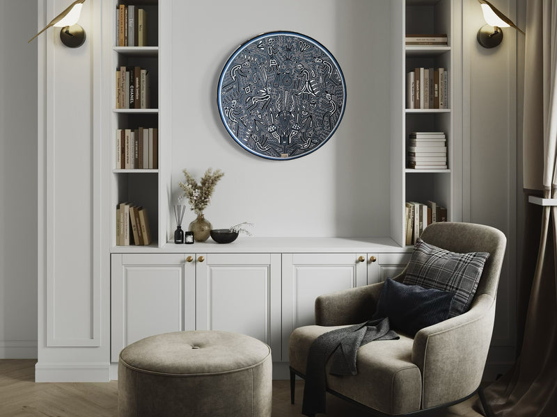 Photo ou Tableau de Fil 80 X 80 cms