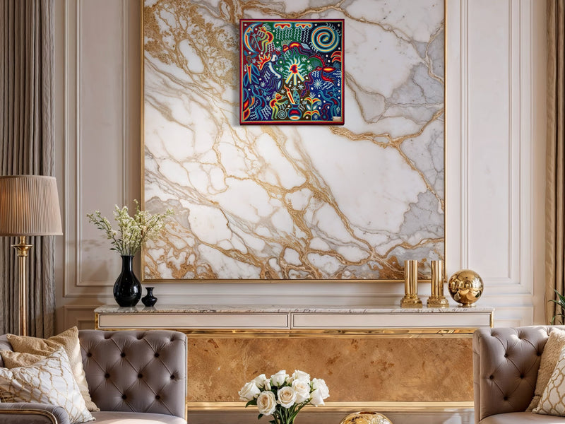 Tableau ou Tableau de Fil 60 X 60 cms