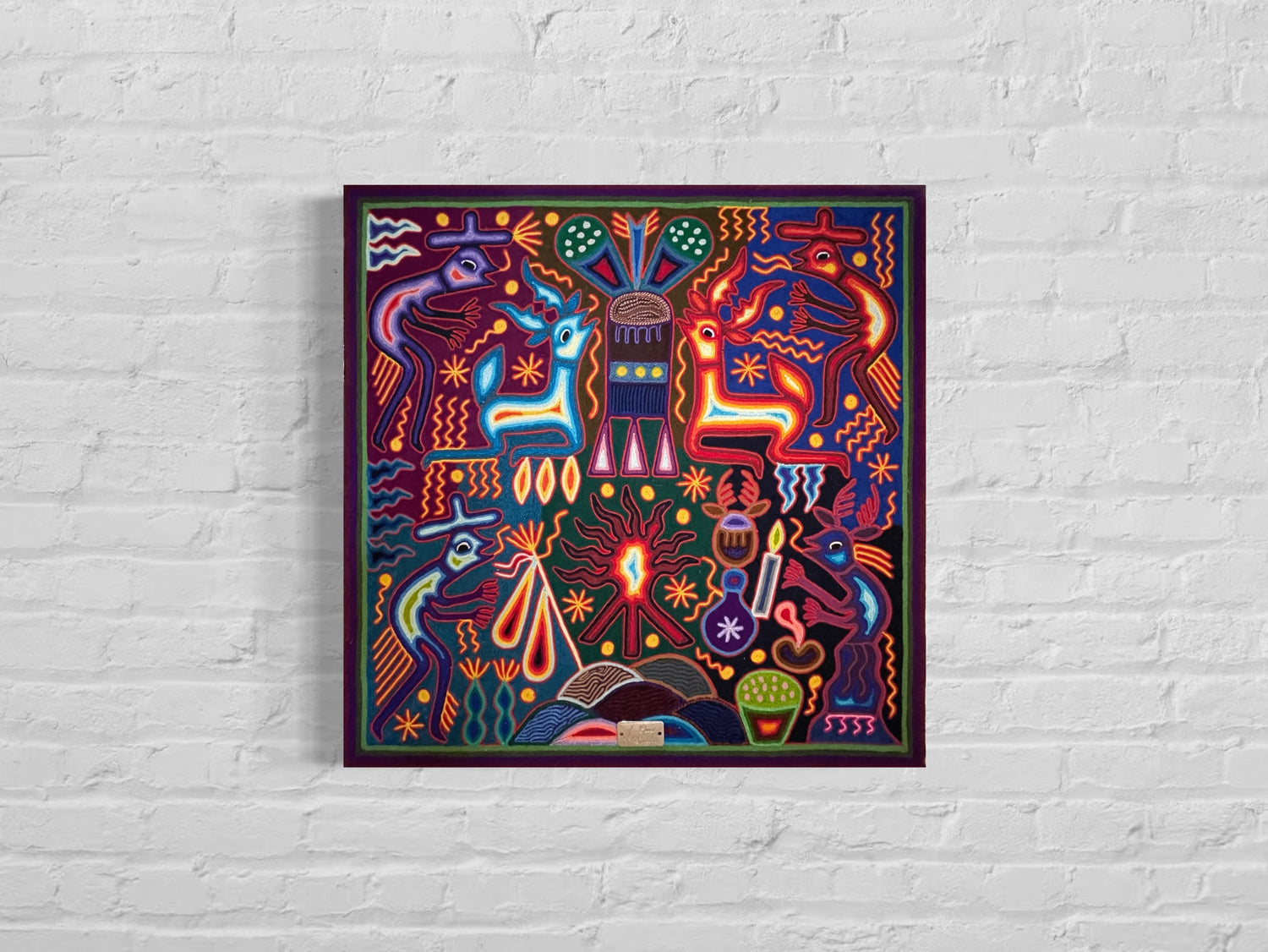 Picture or PAINTING YARN 60 X 60 CMS cms