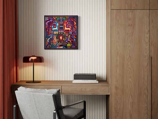 Picture or PAINTING YARN 60 X 60 CMS cms