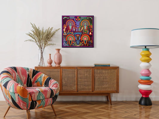 Picture or PAINTING YARN 60 X 60 CMS cms